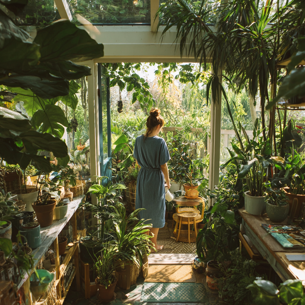 Beautiful indoor plant collection